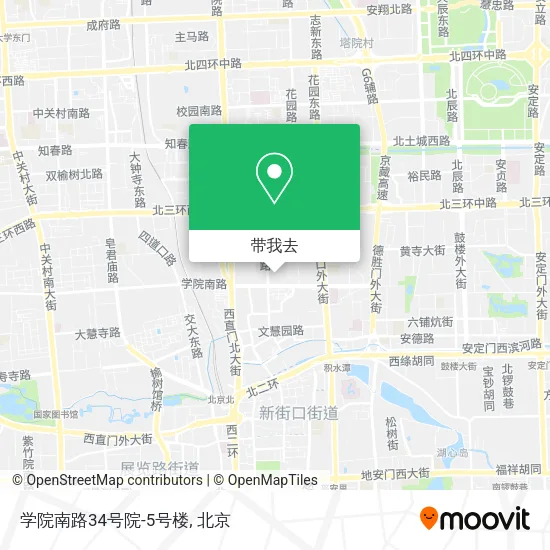 学院南路34号院-5号楼地图