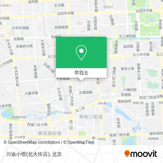 川渝小馆(北大街店)地图
