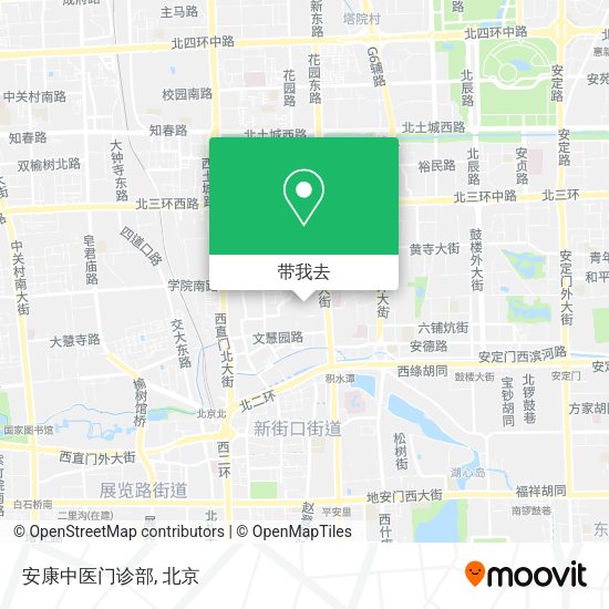 安康中医门诊部地图