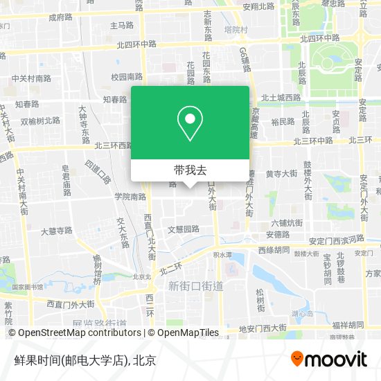 鲜果时间(邮电大学店)地图