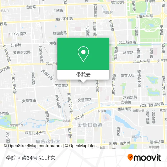 学院南路34号院地图