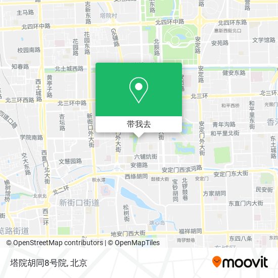 塔院胡同8号院地图