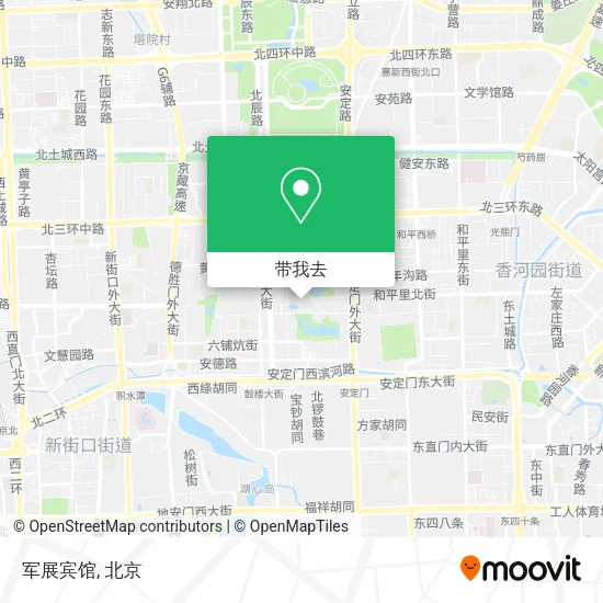 军展宾馆地图
