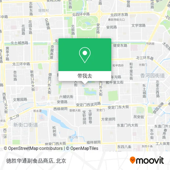 德胜华通副食品商店地图
