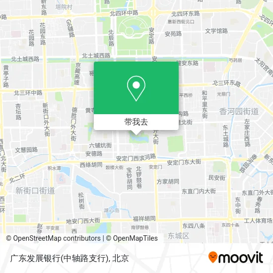广东发展银行(中轴路支行)地图