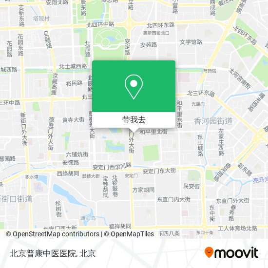 北京普康中医医院地图