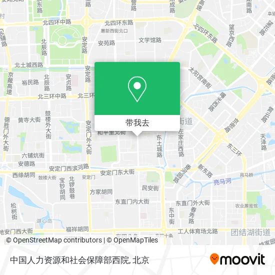中国人力资源和社会保障部西院地图