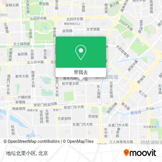 地坛北里小区地图