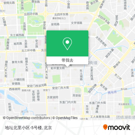 地坛北里小区-5号楼地图