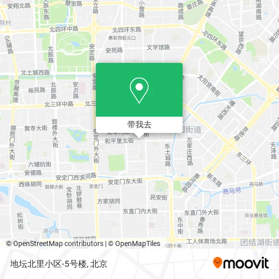 地坛北里小区-5号楼地图
