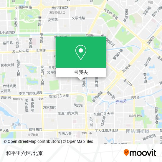 和平里六区地图