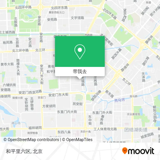 和平里六区地图
