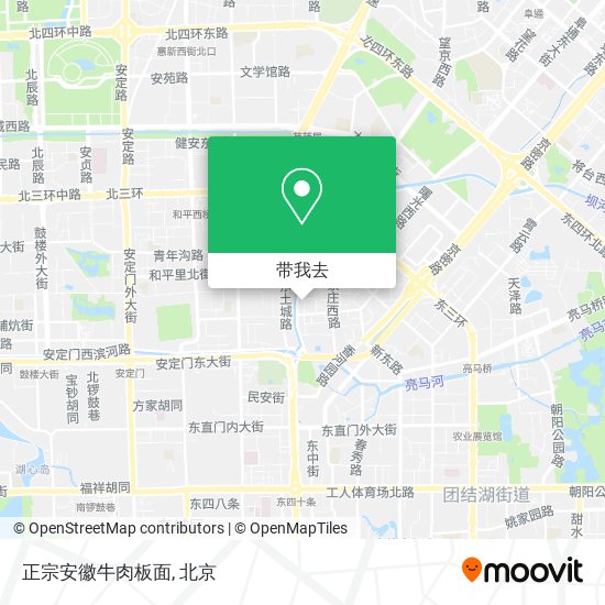 正宗安徽牛肉板面地图