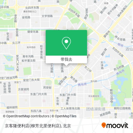 京客隆便利店(柳芳北里便利店)地图
