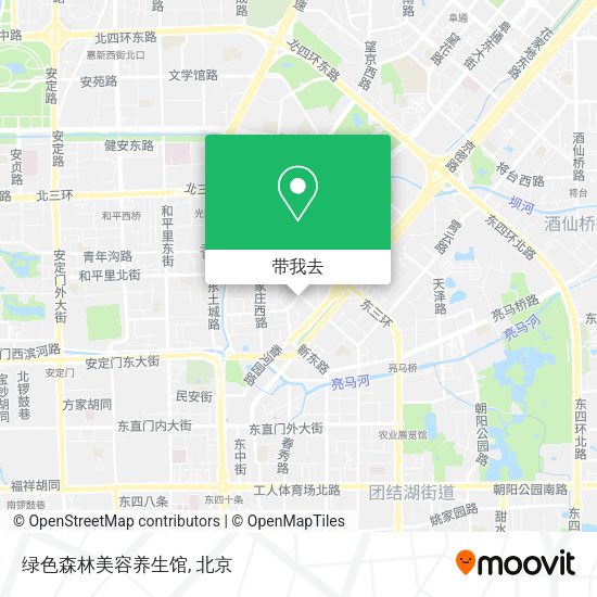 绿色森林美容养生馆地图