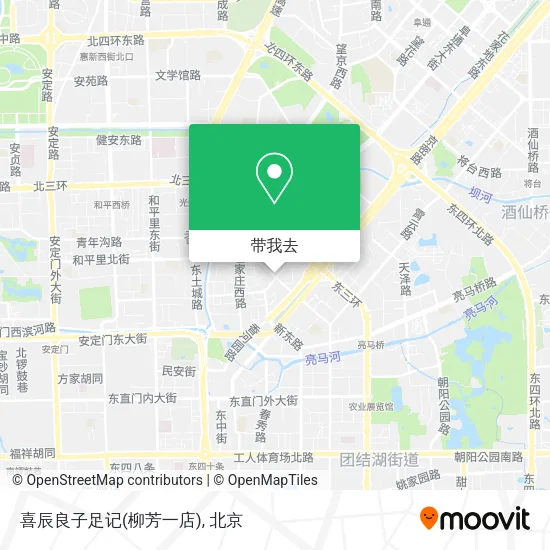 喜辰良子足记(柳芳一店)地图