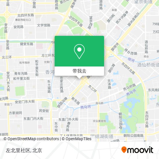 左北里社区地图