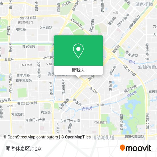 顾客休息区地图