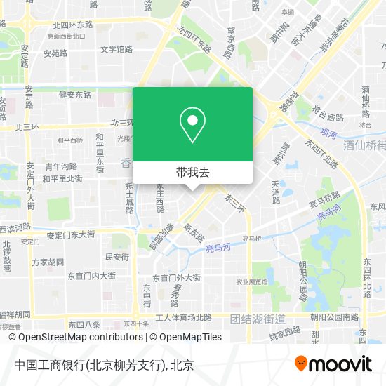 中国工商银行(北京柳芳支行)地图