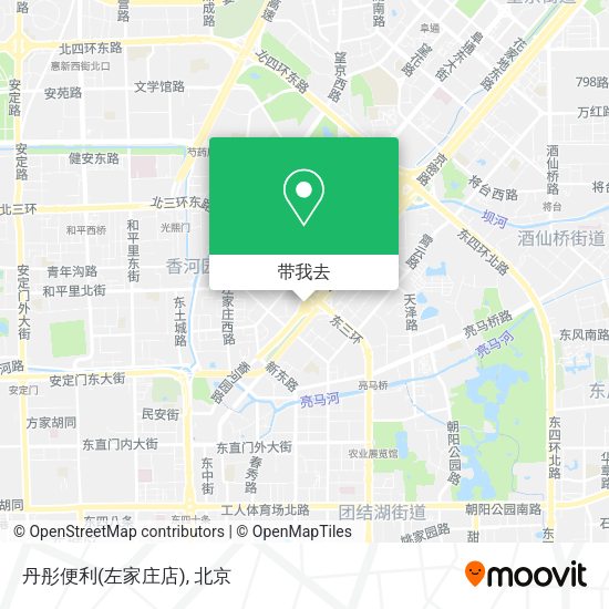 丹彤便利(左家庄店)地图