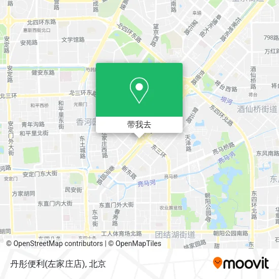 丹彤便利(左家庄店)地图