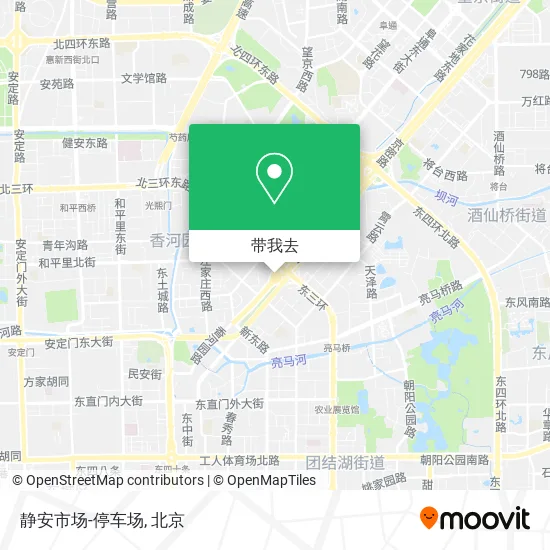 静安市场-停车场地图