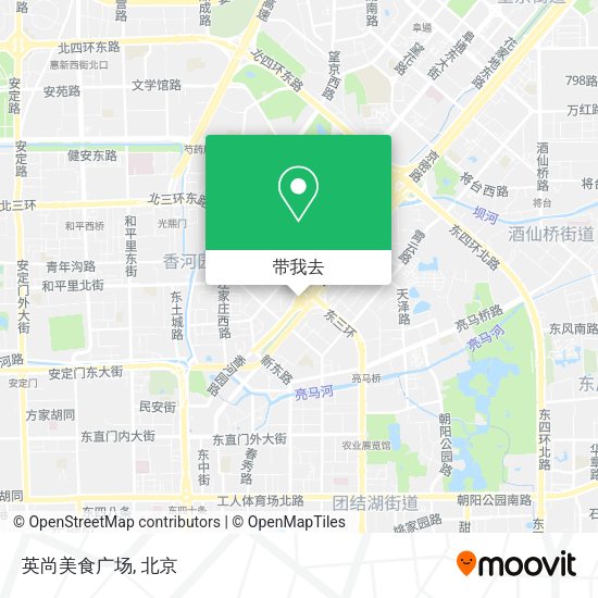 英尚美食广场地图