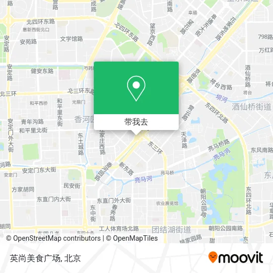 英尚美食广场地图
