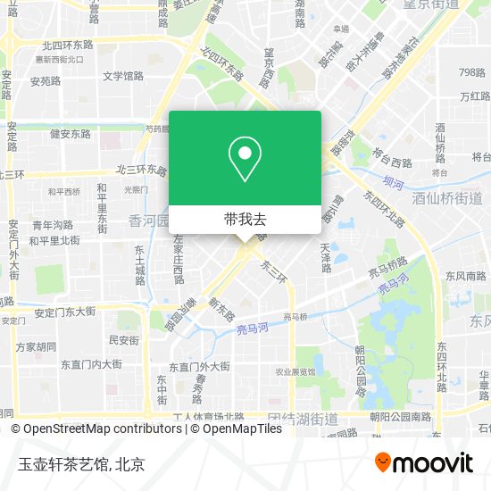玉壶轩茶艺馆地图