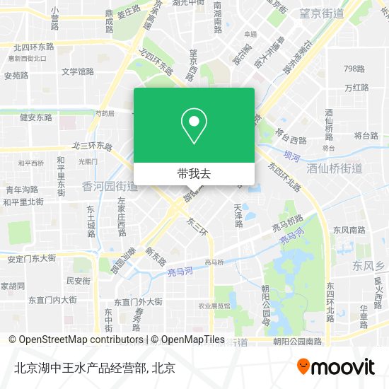 北京湖中王水产品经营部地图
