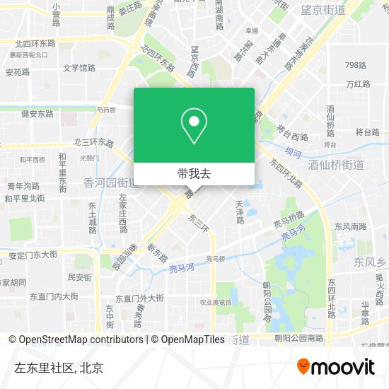 左东里社区地图