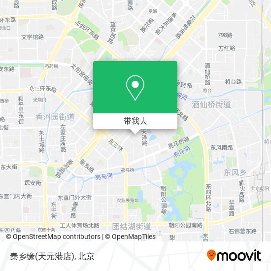 秦乡缘(天元港店)地图