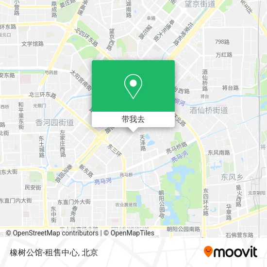 橡树公馆-租售中心地图