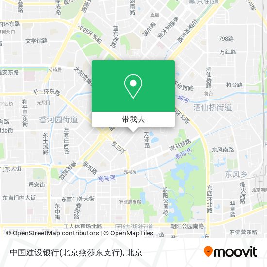 中国建设银行(北京燕莎东支行)地图