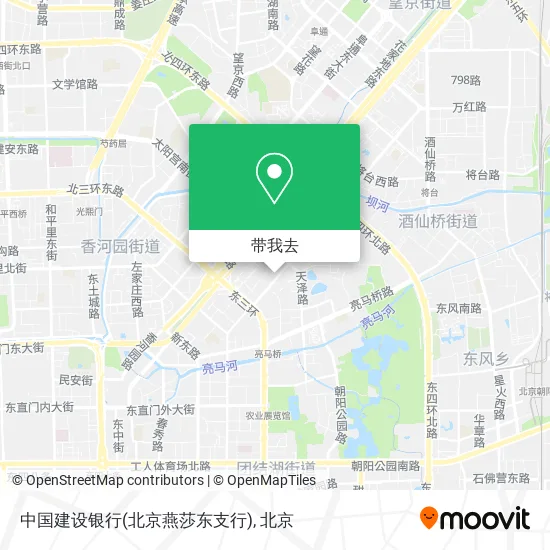 中国建设银行(北京燕莎东支行)地图