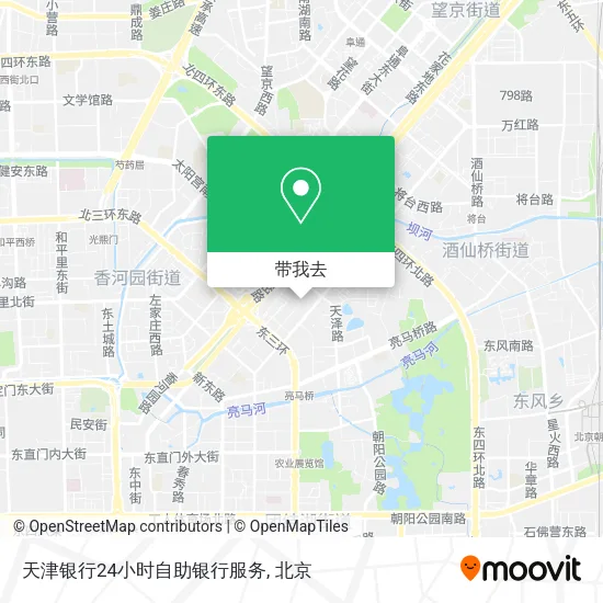 天津银行24小时自助银行服务地图