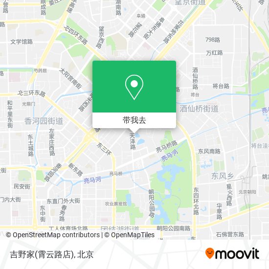 吉野家(霄云路店)地图