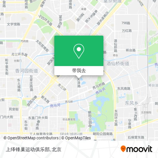 上绎锋巢运动俱乐部地图