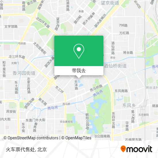 火车票代售处地图