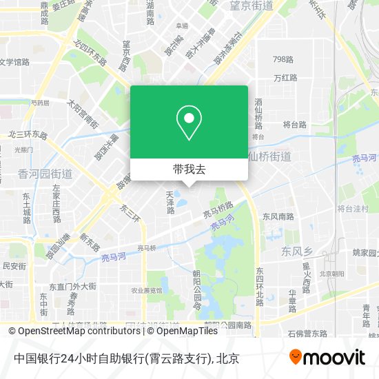 中国银行24小时自助银行(霄云路支行)地图
