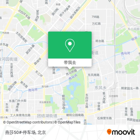 燕莎50#-停车场地图