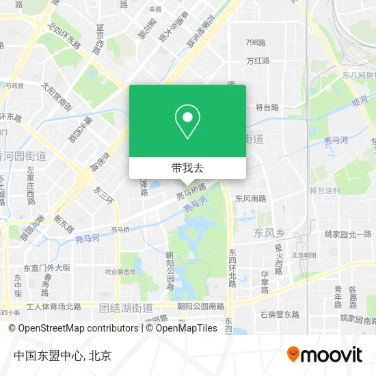 中国东盟中心地图