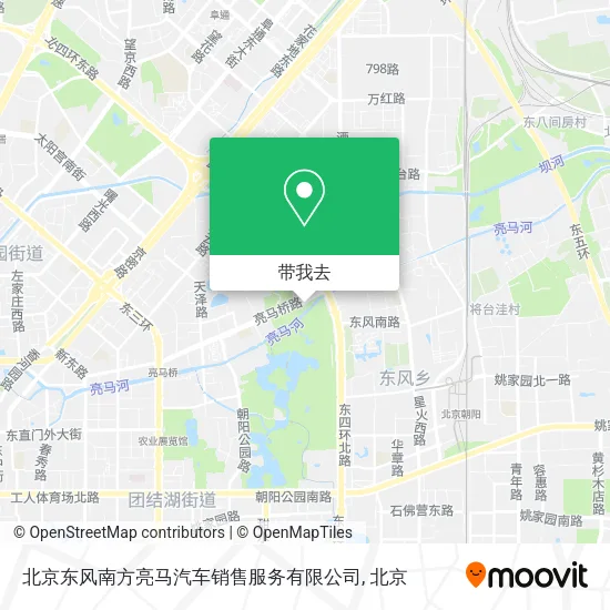 北京东风南方亮马汽车销售服务有限公司地图