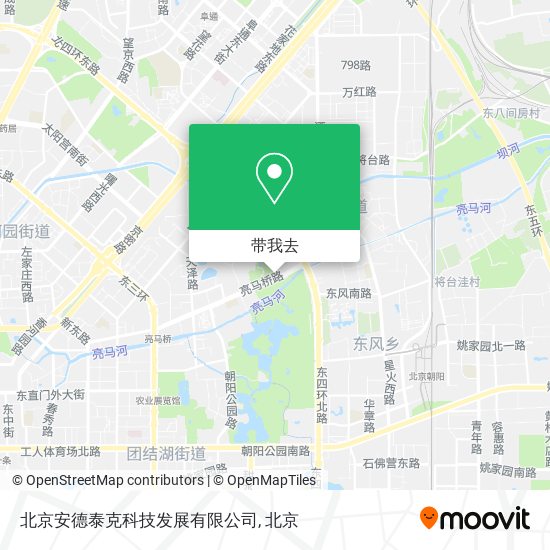 北京安德泰克科技发展有限公司地图