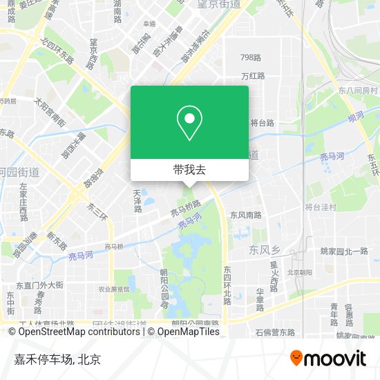 嘉禾停车场地图