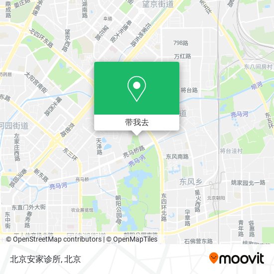 北京安家诊所地图