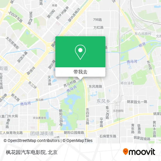 枫花园汽车电影院地图