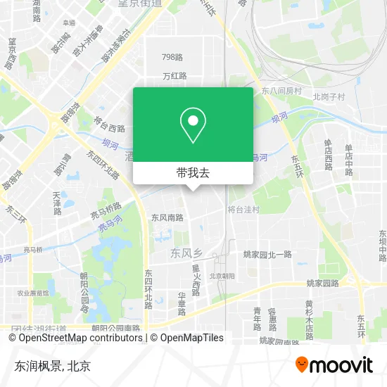 东润枫景地图