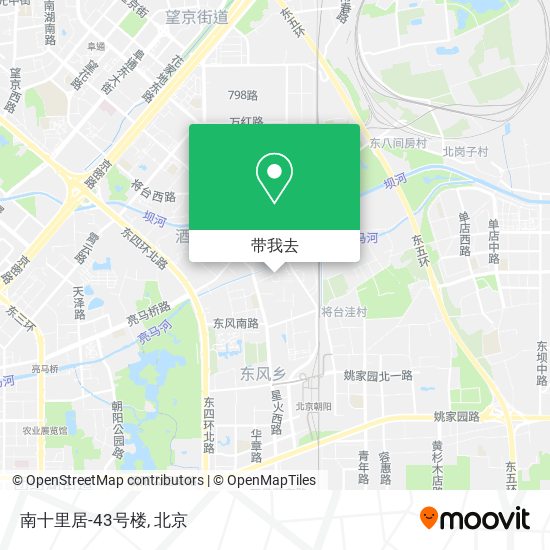 南十里居-43号楼地图
