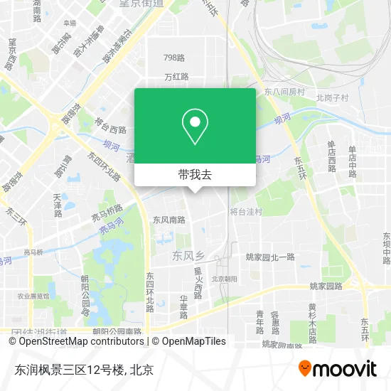 东润枫景三区12号楼地图